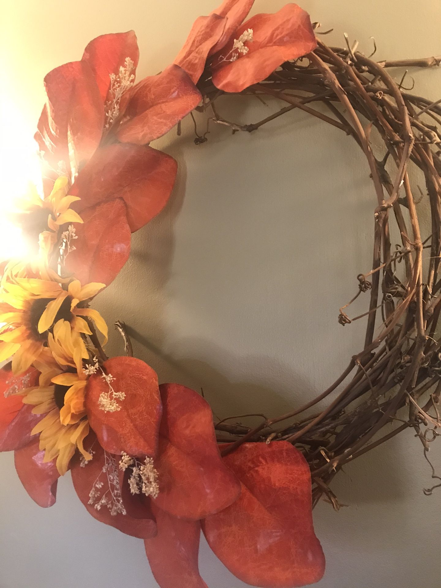 Beautiful Fall Wreath Made by my wife