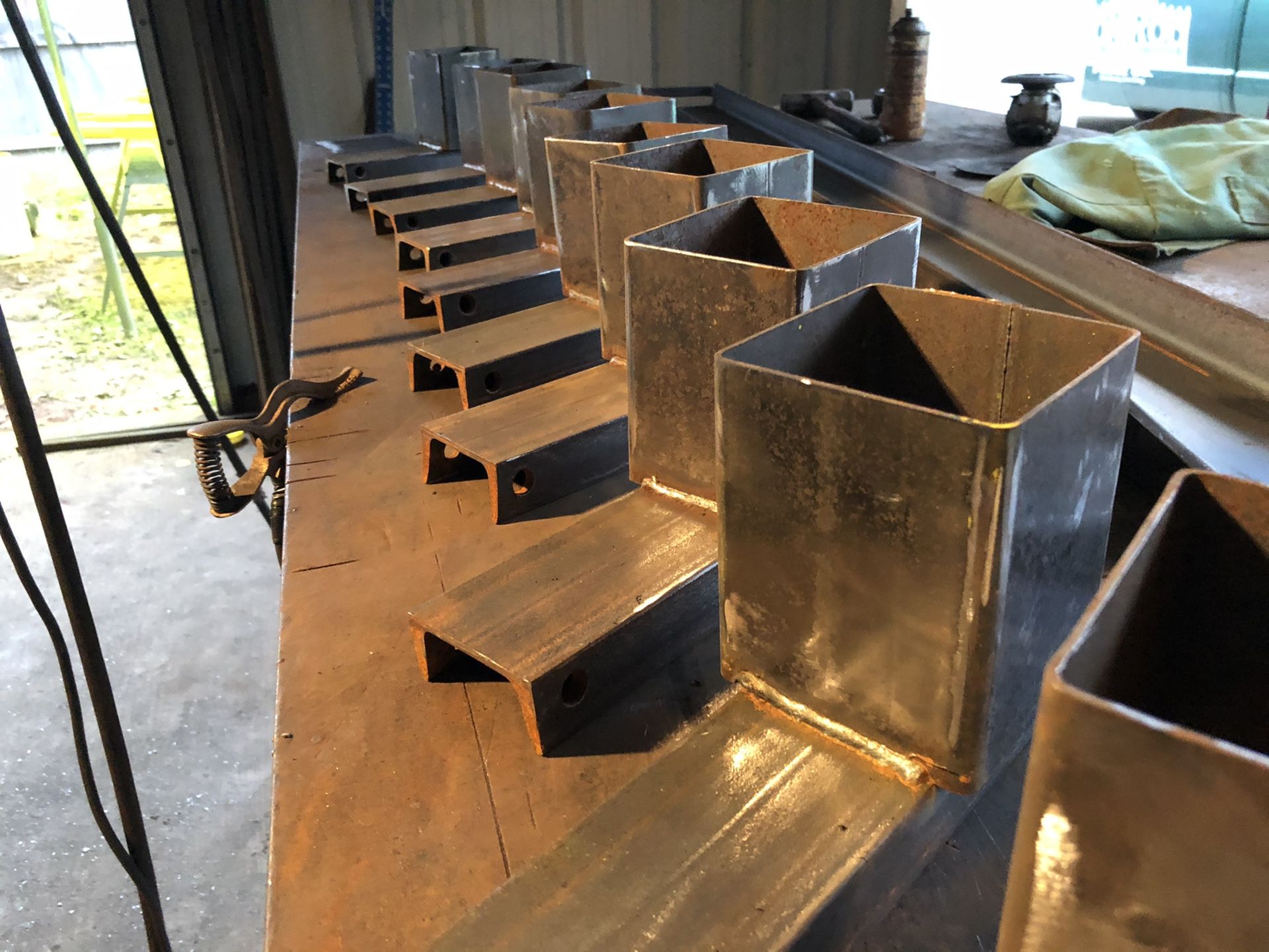 Pipe Stake DUNNAGE HOLDER w/ Safety Pin Hole for Hotshot/Flatbed