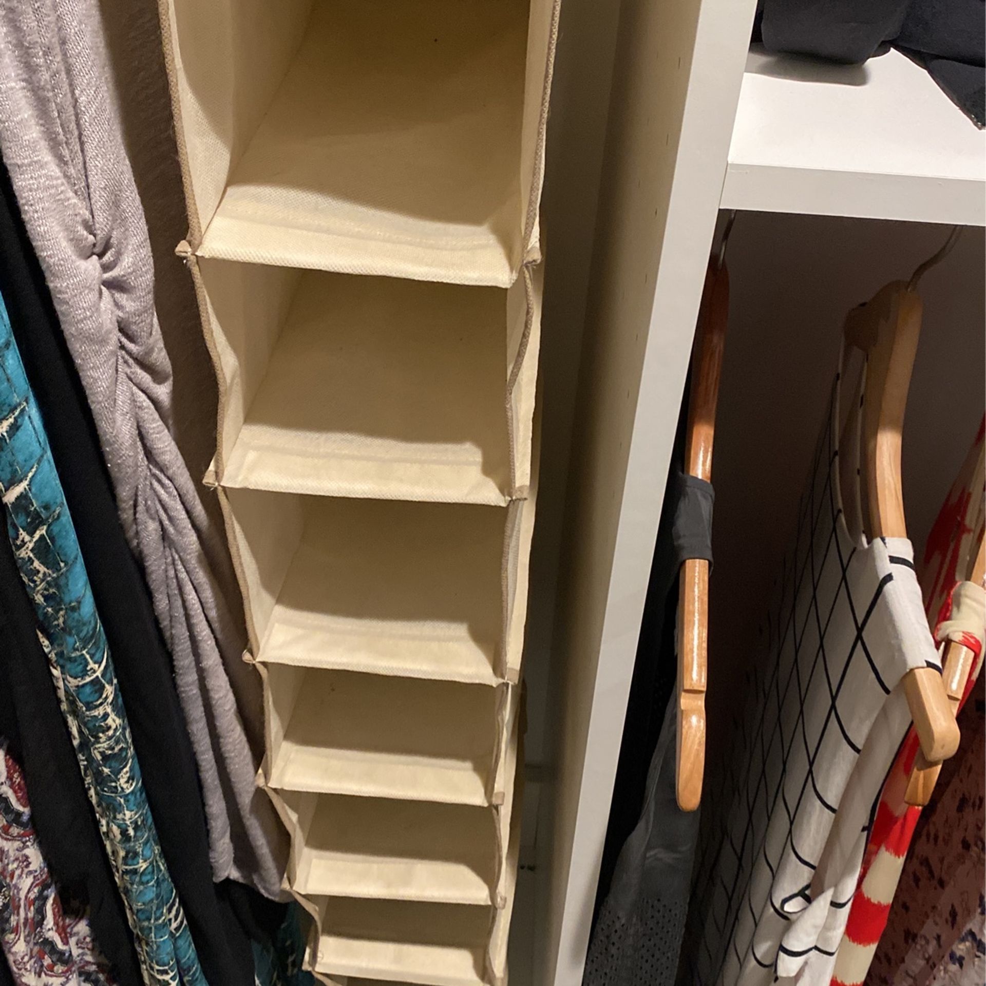 Shoe Organizer Rack Hanging Shoes Holder 10 Slots Or 20 Pairs Hanger Display Closet Storage