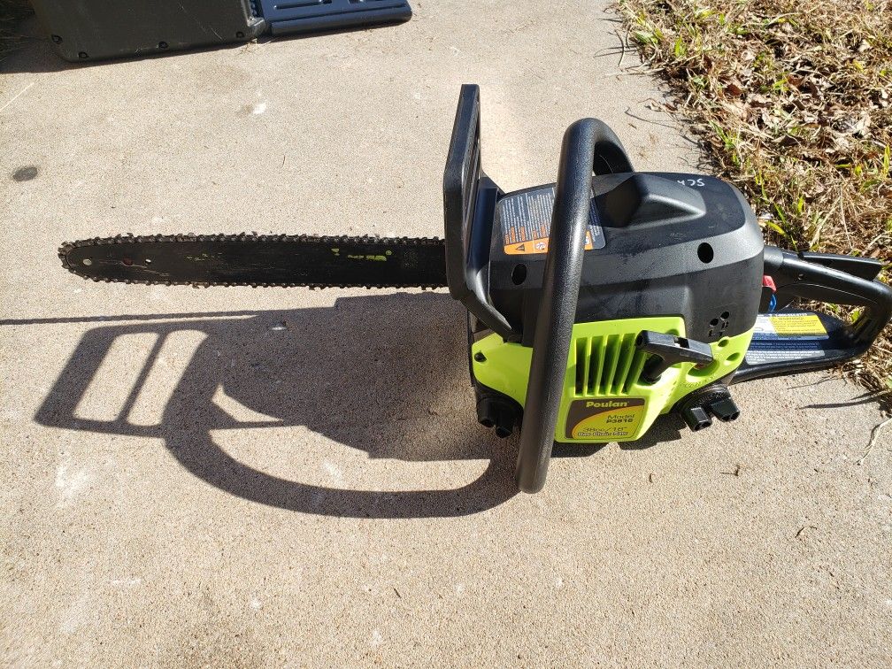 Poulan model p3618 16 inch chainsaw