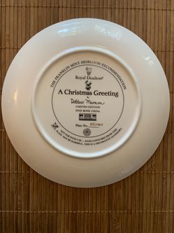 Franklin Mint Collectors Plate: A Christmas Greeting Thumbnail