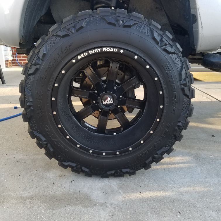 35 12.50 20 nitto mud grapplers 20x12 rdr wheels toyota tacoma,ford ...