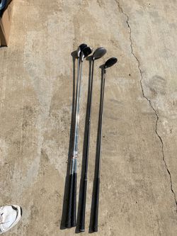 4 left handed golf clubs good condition Thumbnail