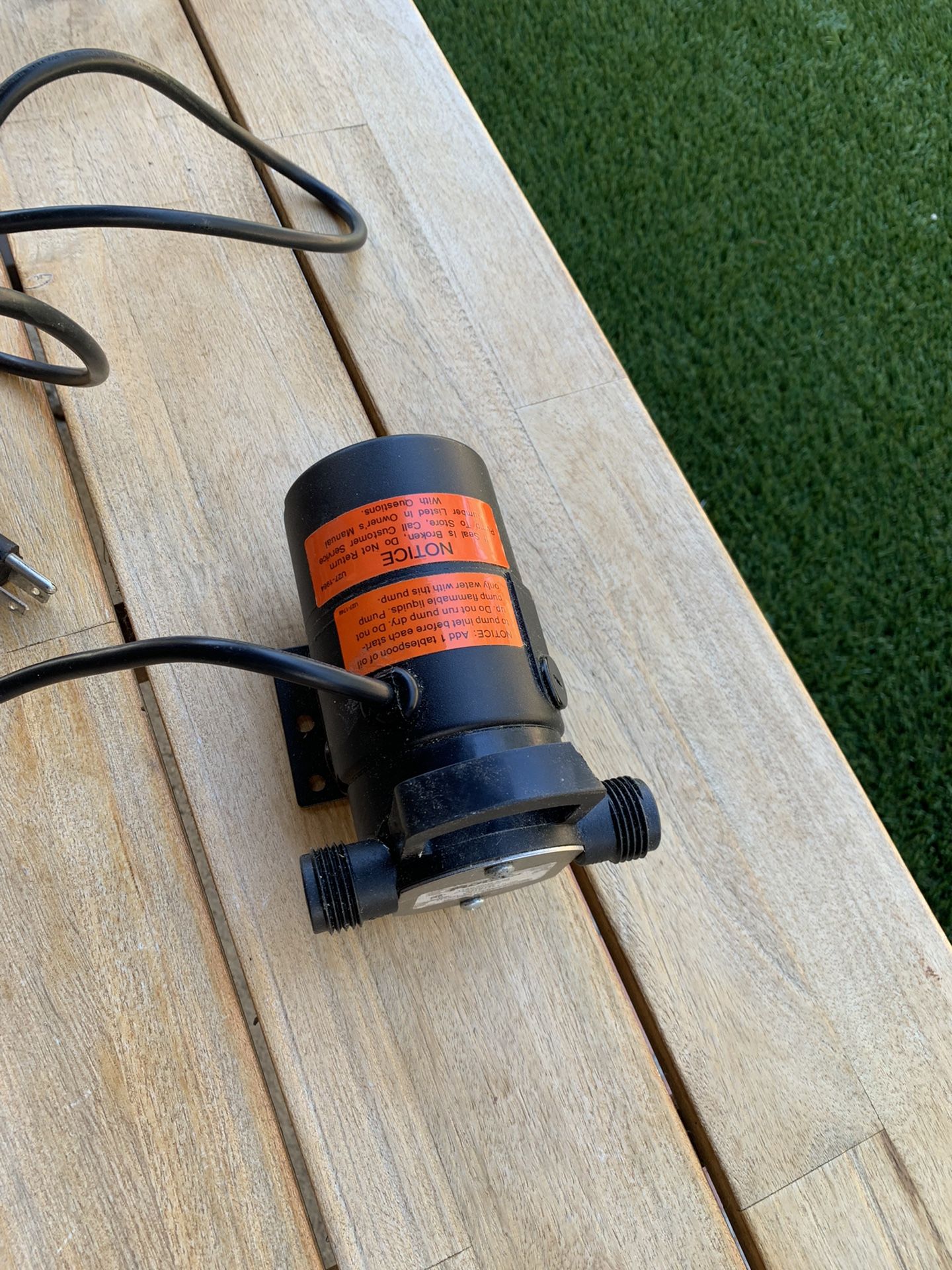 Pump For Fountain Or Pool
