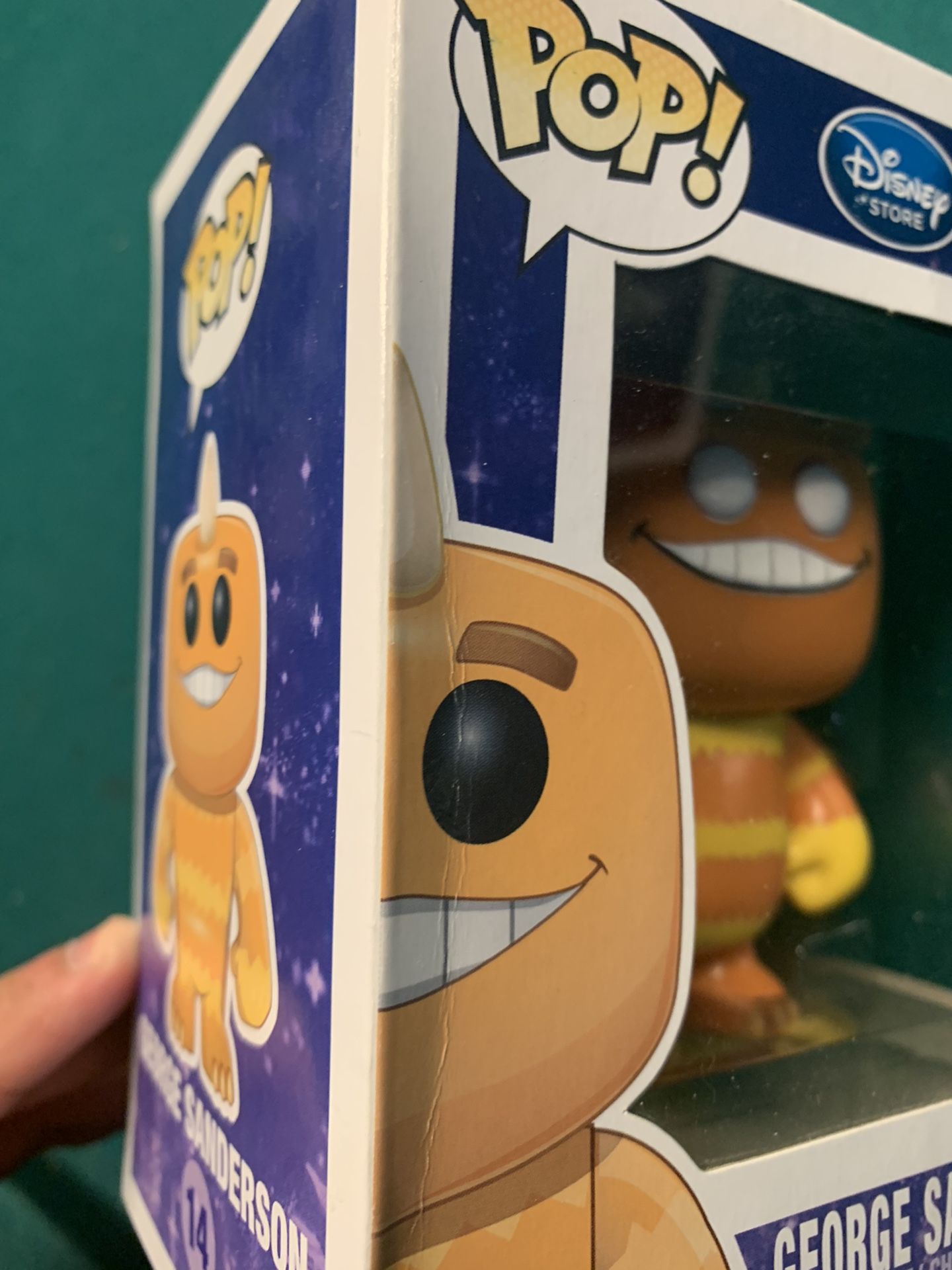 2011 RARE AND VAULTED Disney Monsters Inc George Sanderson Funko Pop with black eye rare box check pictures has some wear it’s over 10 year old pop