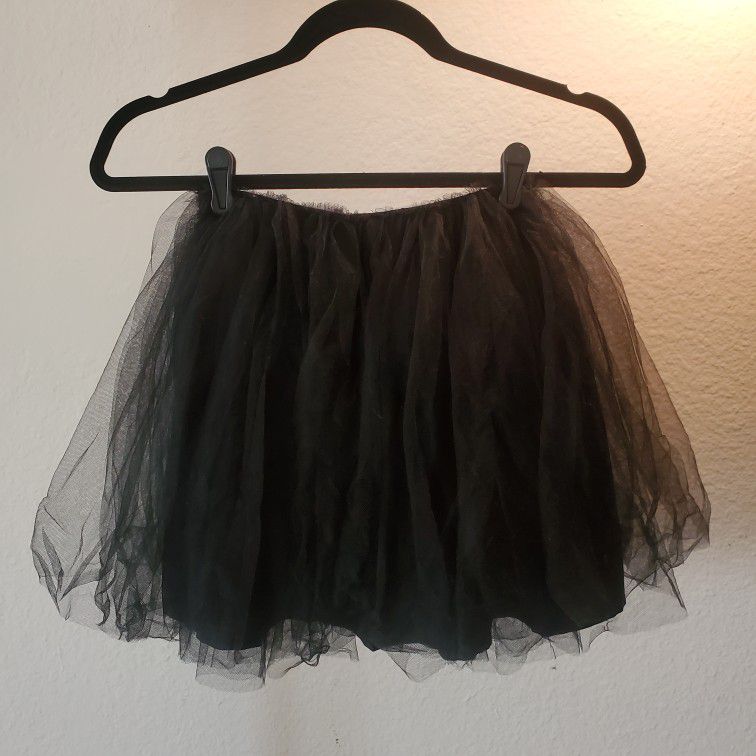 Black Tulle Skirt 