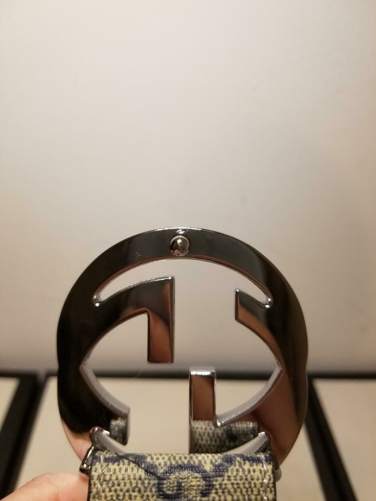 Gucci Supreme Beige Authentic Belt