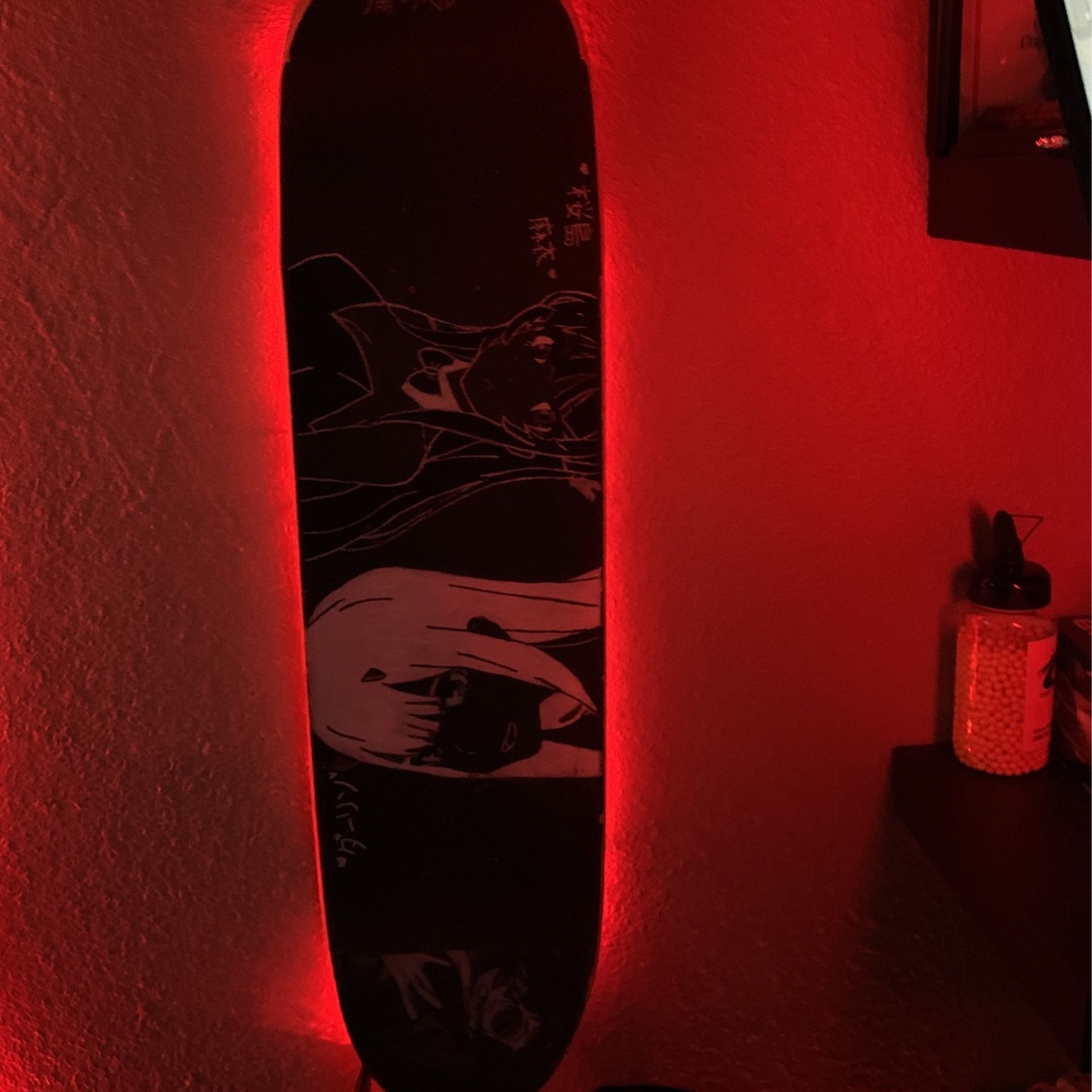 custom skateboard with leds