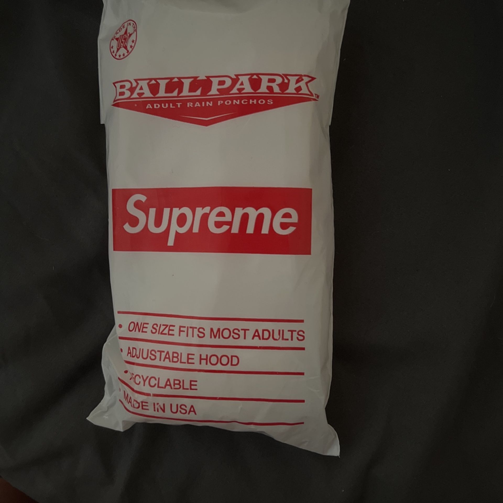 supreme poncho