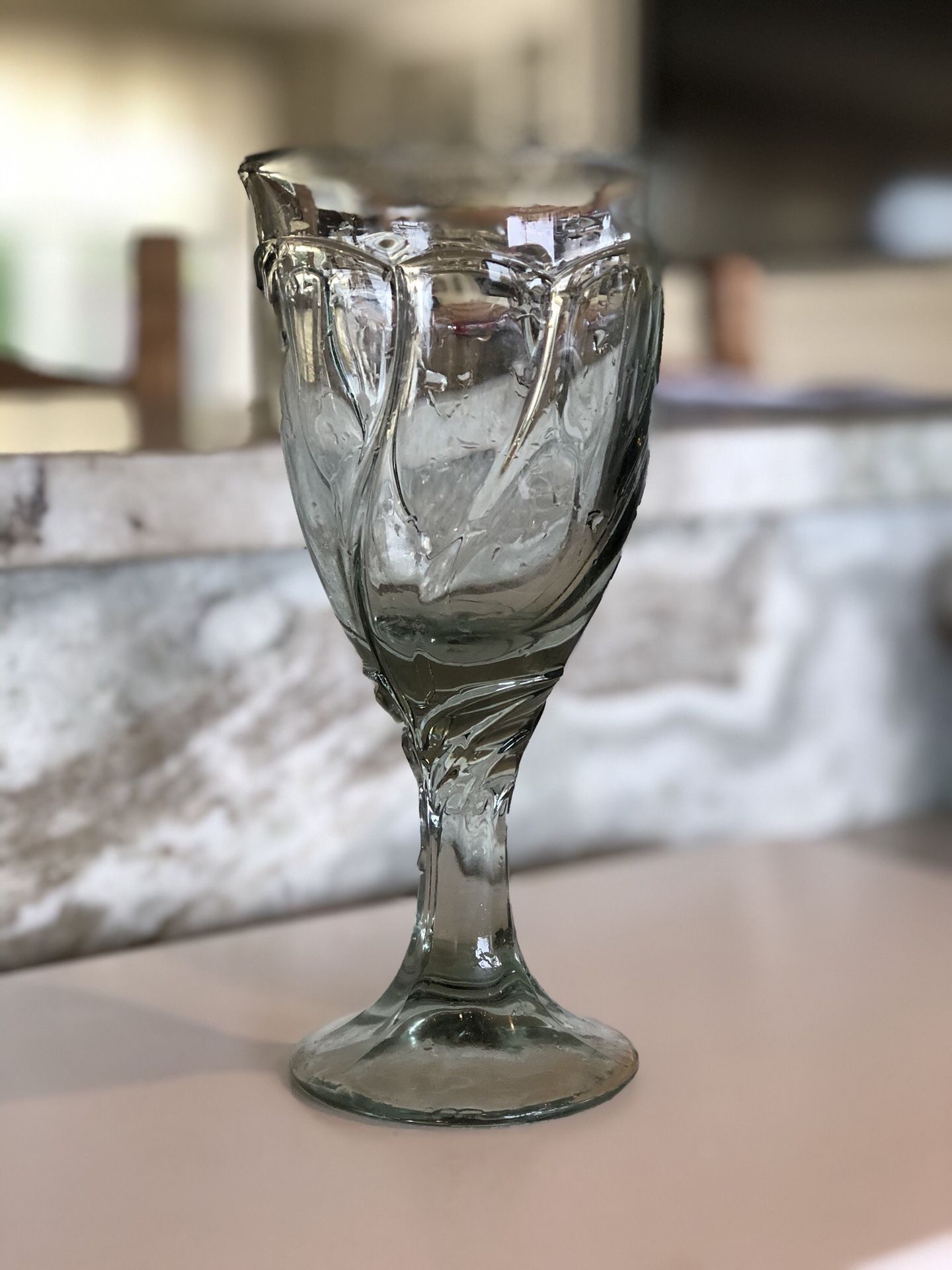 Light Green Sweet Swirl Iced Tea Goblets set of 12 by Noritake