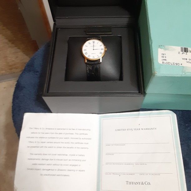 Baumer & Mercier Tiffany Wach Classima 18k Gold Is Used In New Condition Negociable.