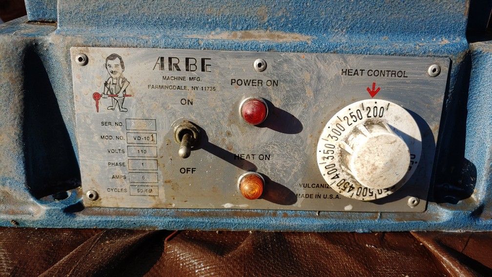 Arbe machine rubber wax mold vulcanizer jewlery casting standard size