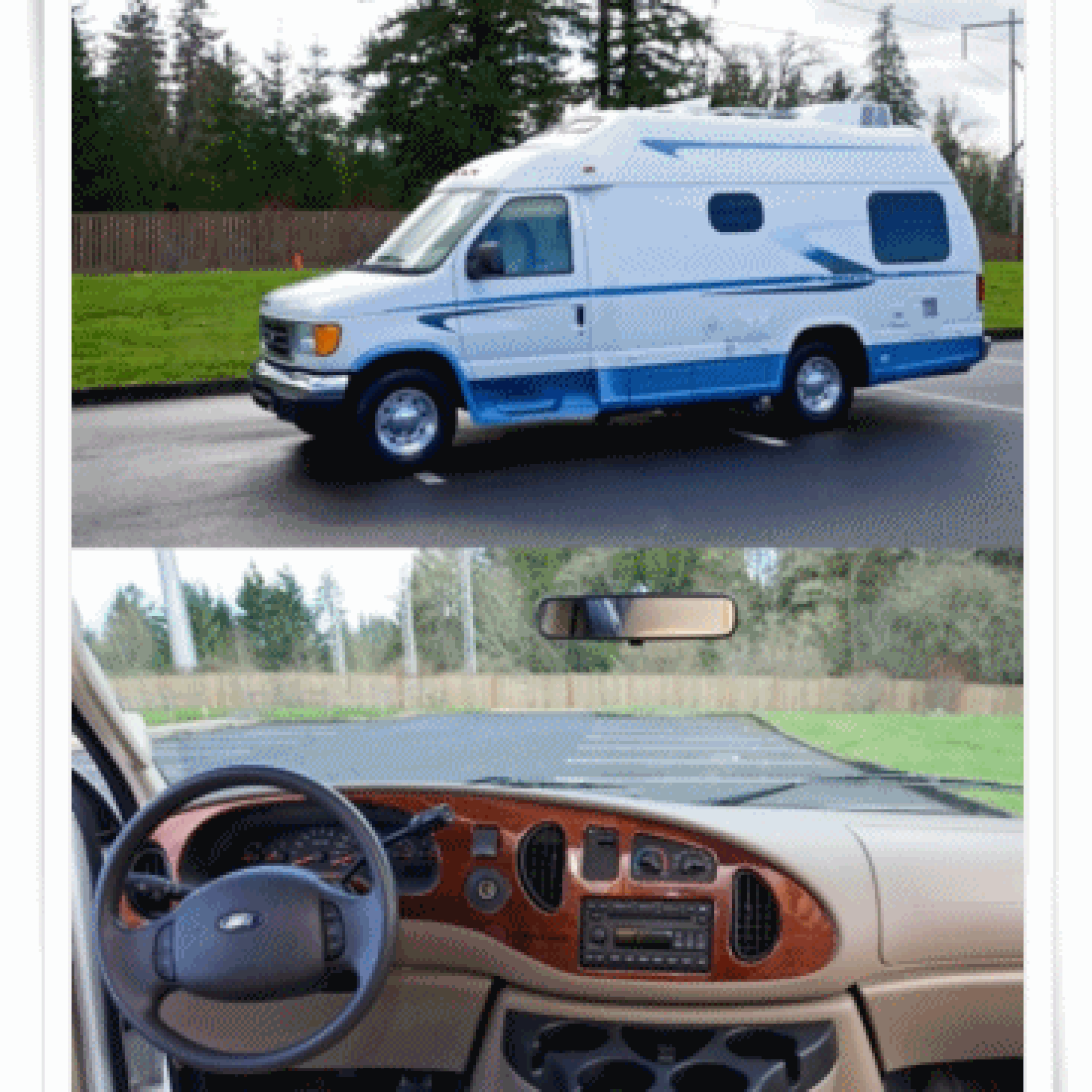 Motorhome Ford E350 with bed