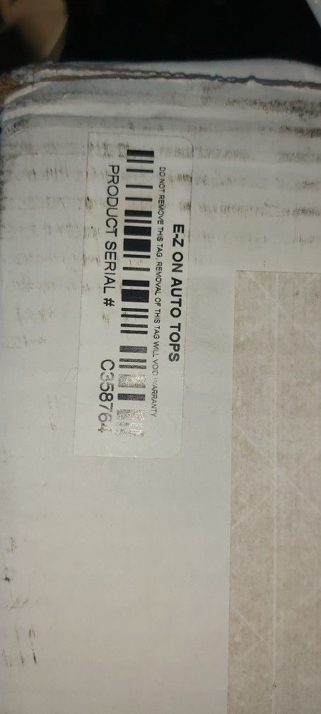 Brand New Convertible Top For A 1998 To 2006 Volvo Top With Glass Heated Window Still In The Box