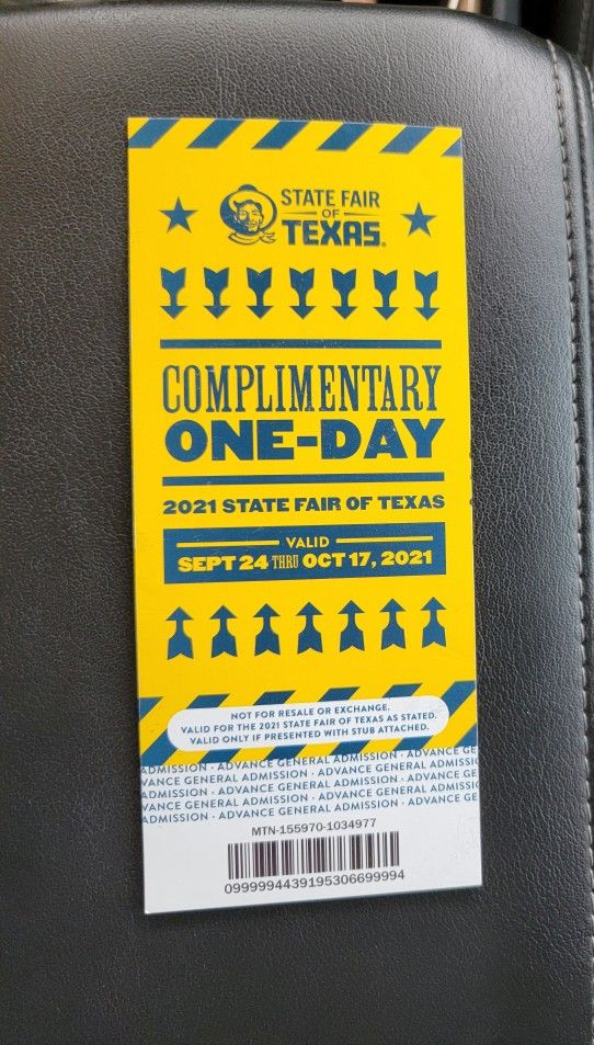 State Fair Tickets