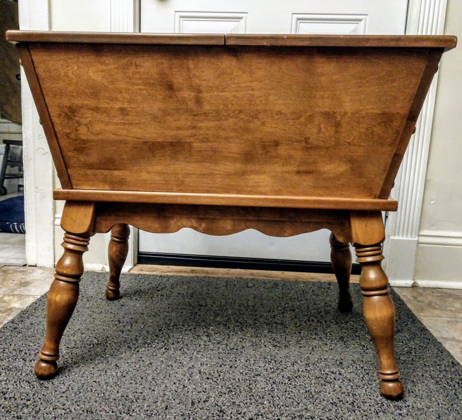 Vintage Ethan Allen dough box end table for Sale in Palmyra, PA OfferUp