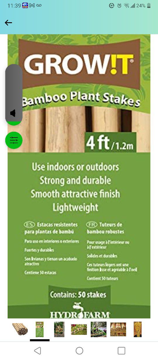 Bamboo Plant Stakes 