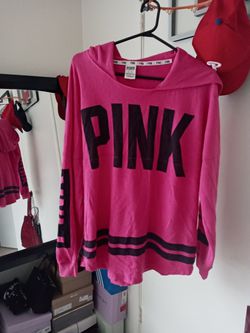 Victoria's Secret Pink Lounge hoodie medium Thumbnail