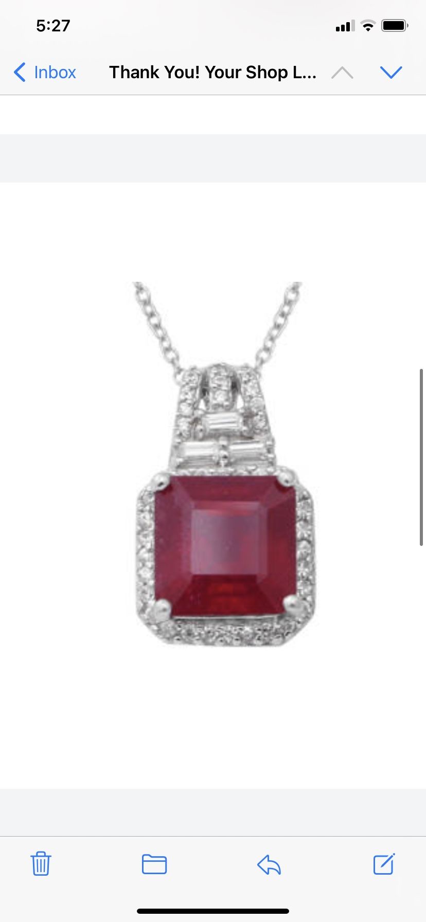 New Niassa Ruby & Sterling Silver Necklace