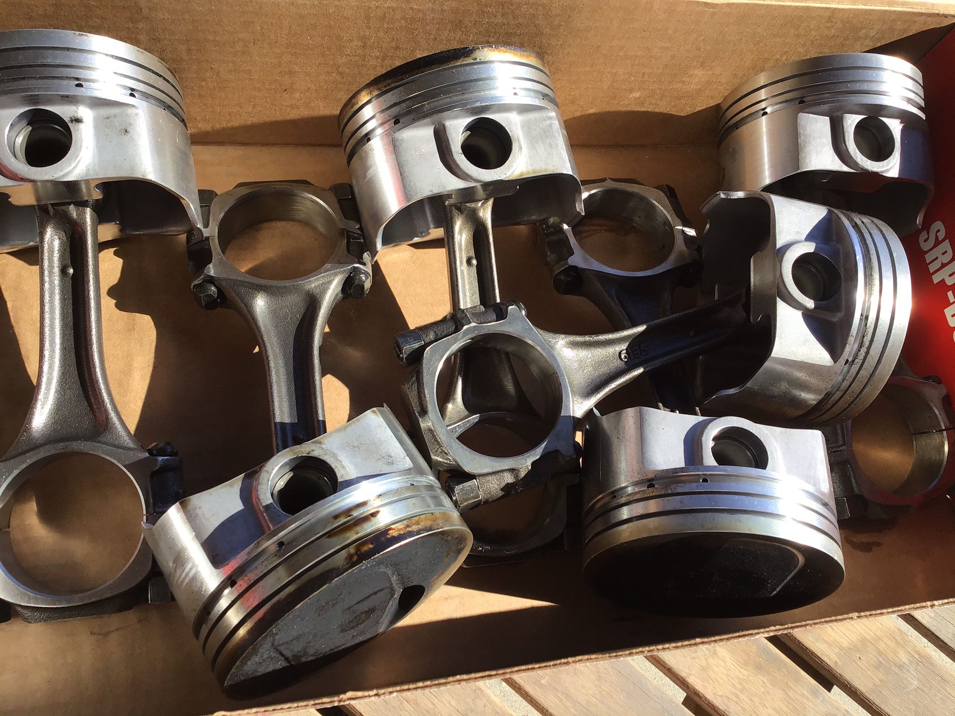 BBC pistion and rods Whole Set
