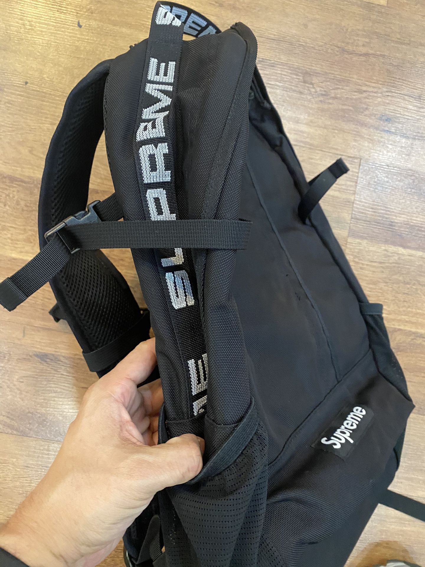 Brand New Black Supreme SS18 Backpack