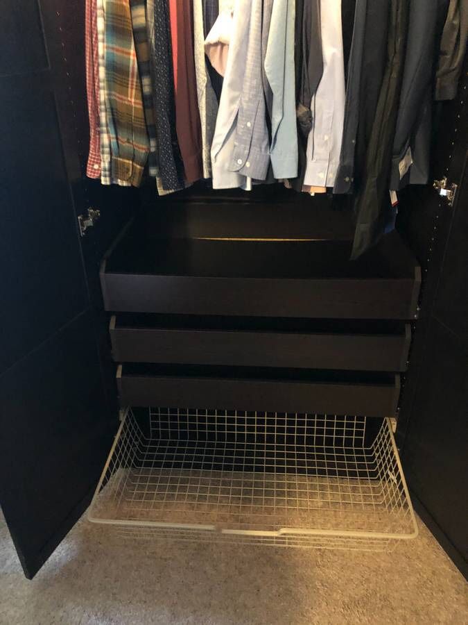 Ikea Pax Two Part Wardrobe $270