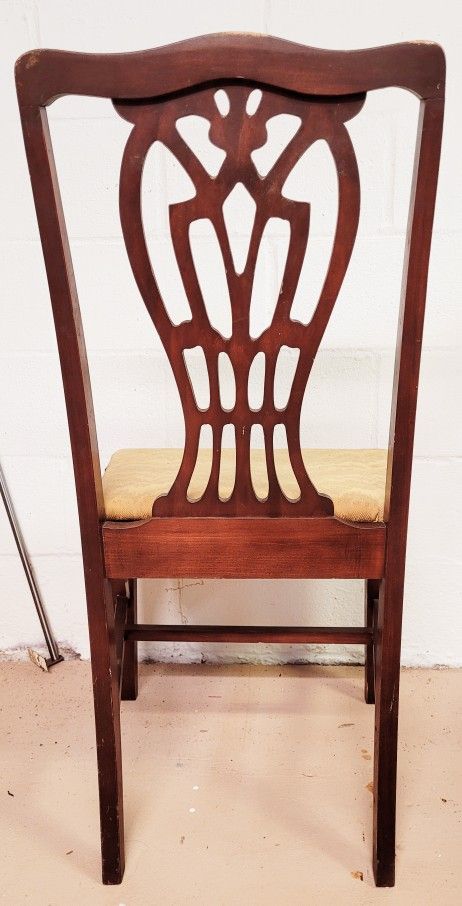 PROJECT: 1960s Mahogany Chippendale Dining Chairs, Set of 6