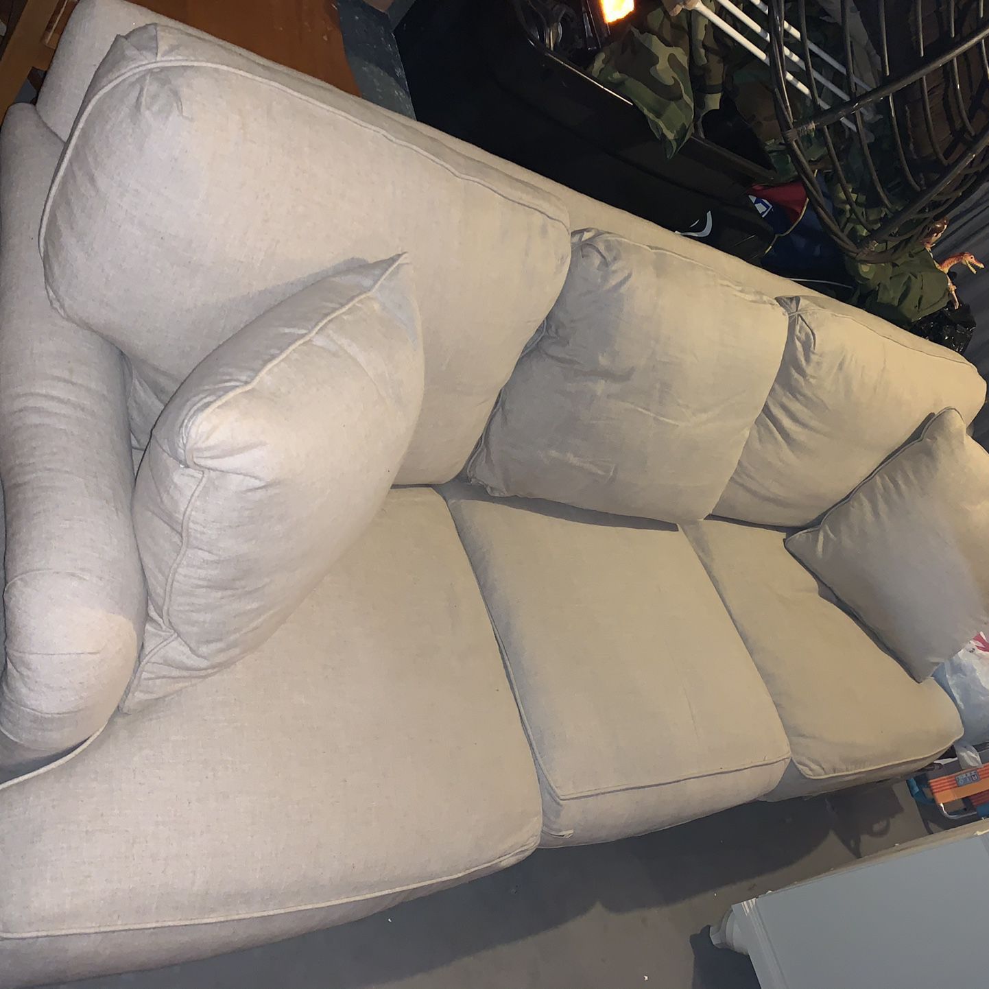 White Couch Very Good Condition