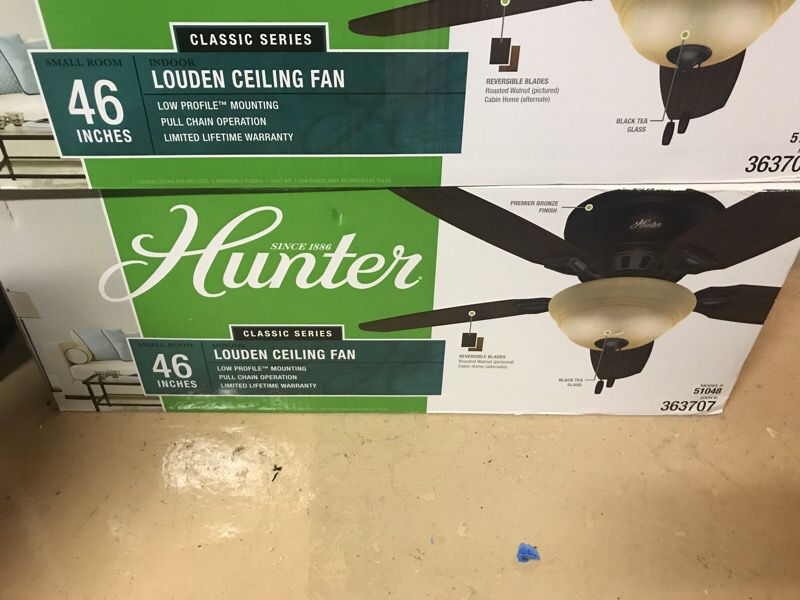 Hunter 46 Fan 363707 51048 For In, Hunter Louden Ceiling Fan