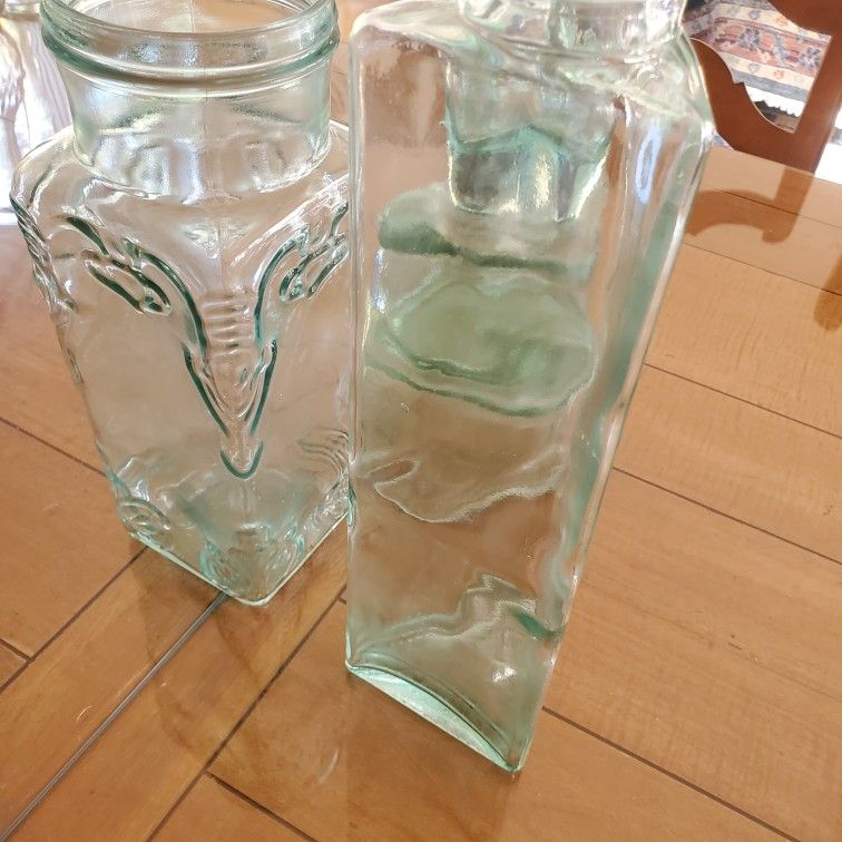 Tall Glass Vases/jars (All For$10)