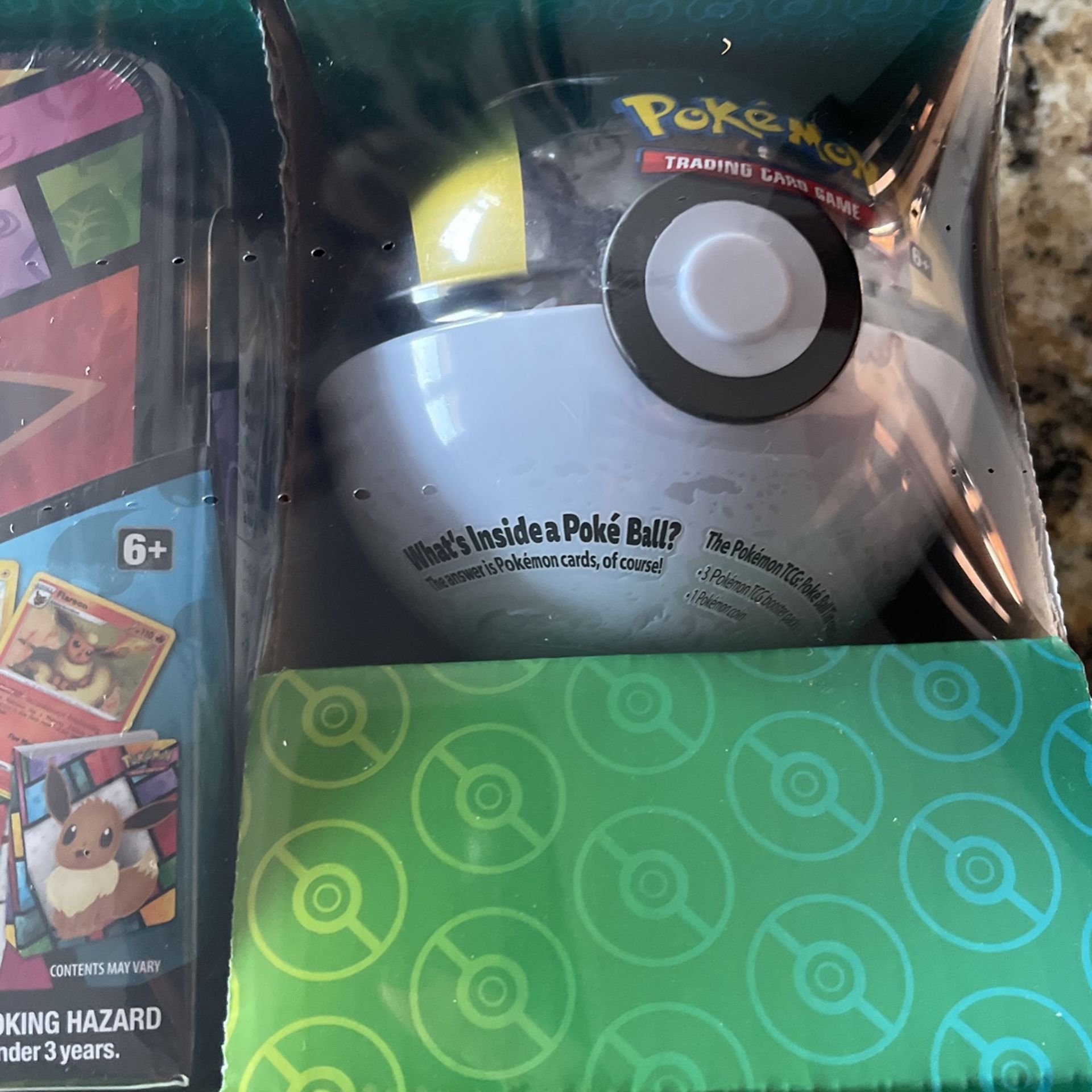 Pokémon trading game three pack collectors item