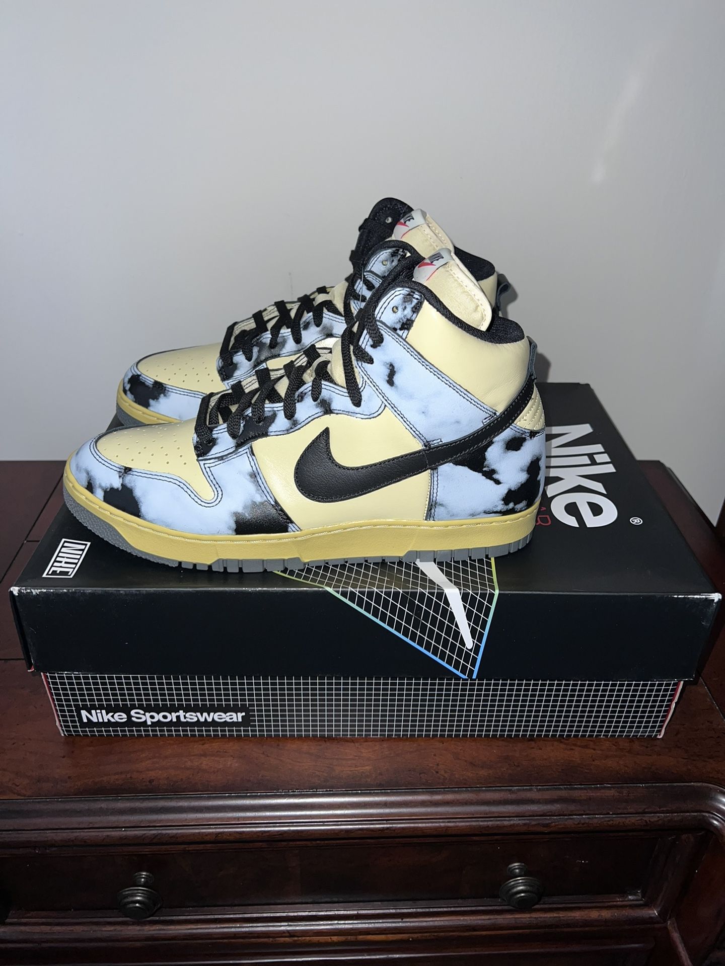 dunk high acid wash stockx