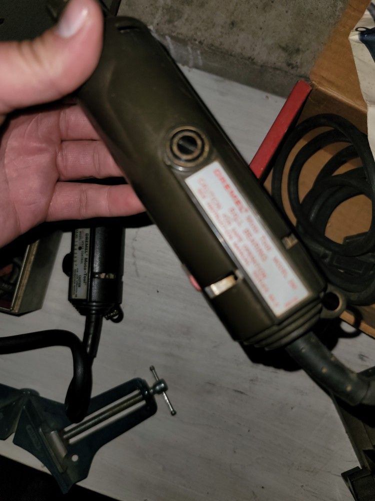2 Dremel Tools And Vise And Attachments