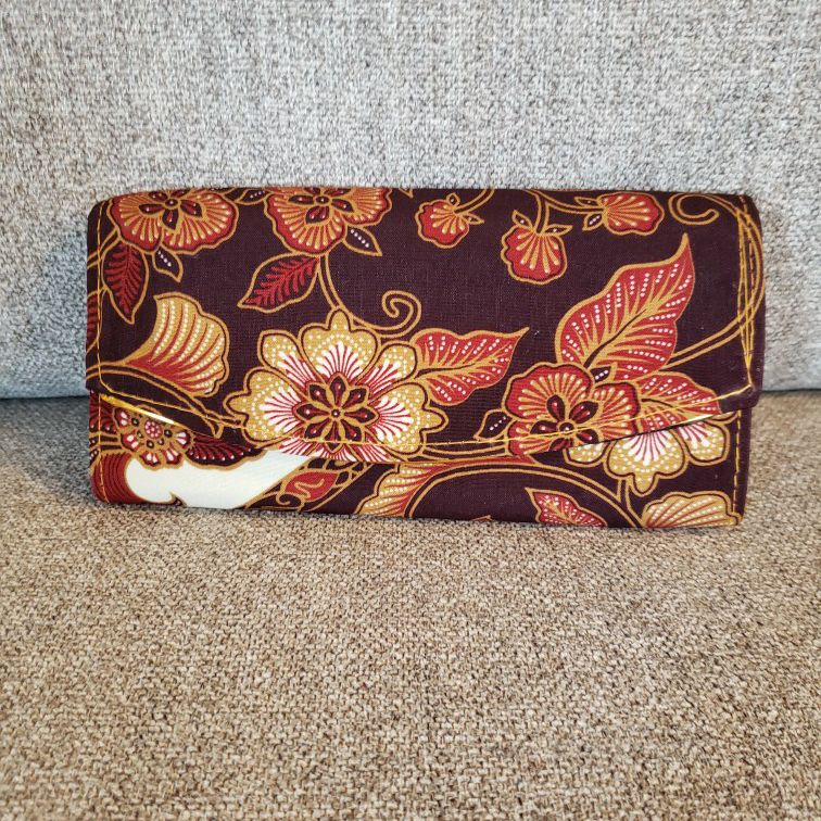 Indonesian Batik Clutch Wallet/Purse