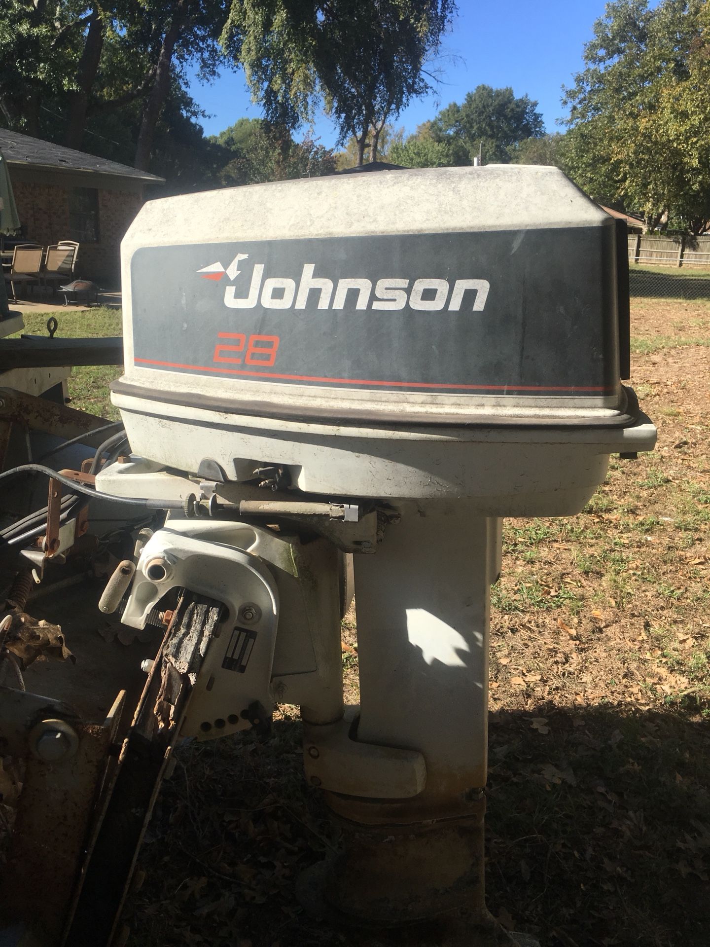 Johnson 28spl outboard motor