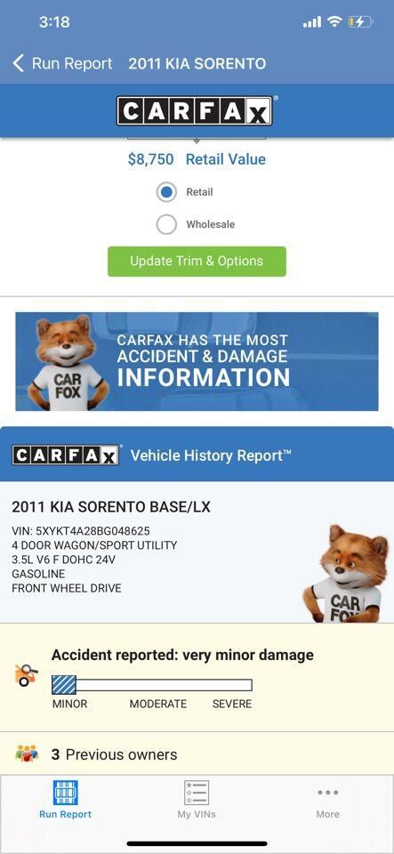 2011 Kia Sorento