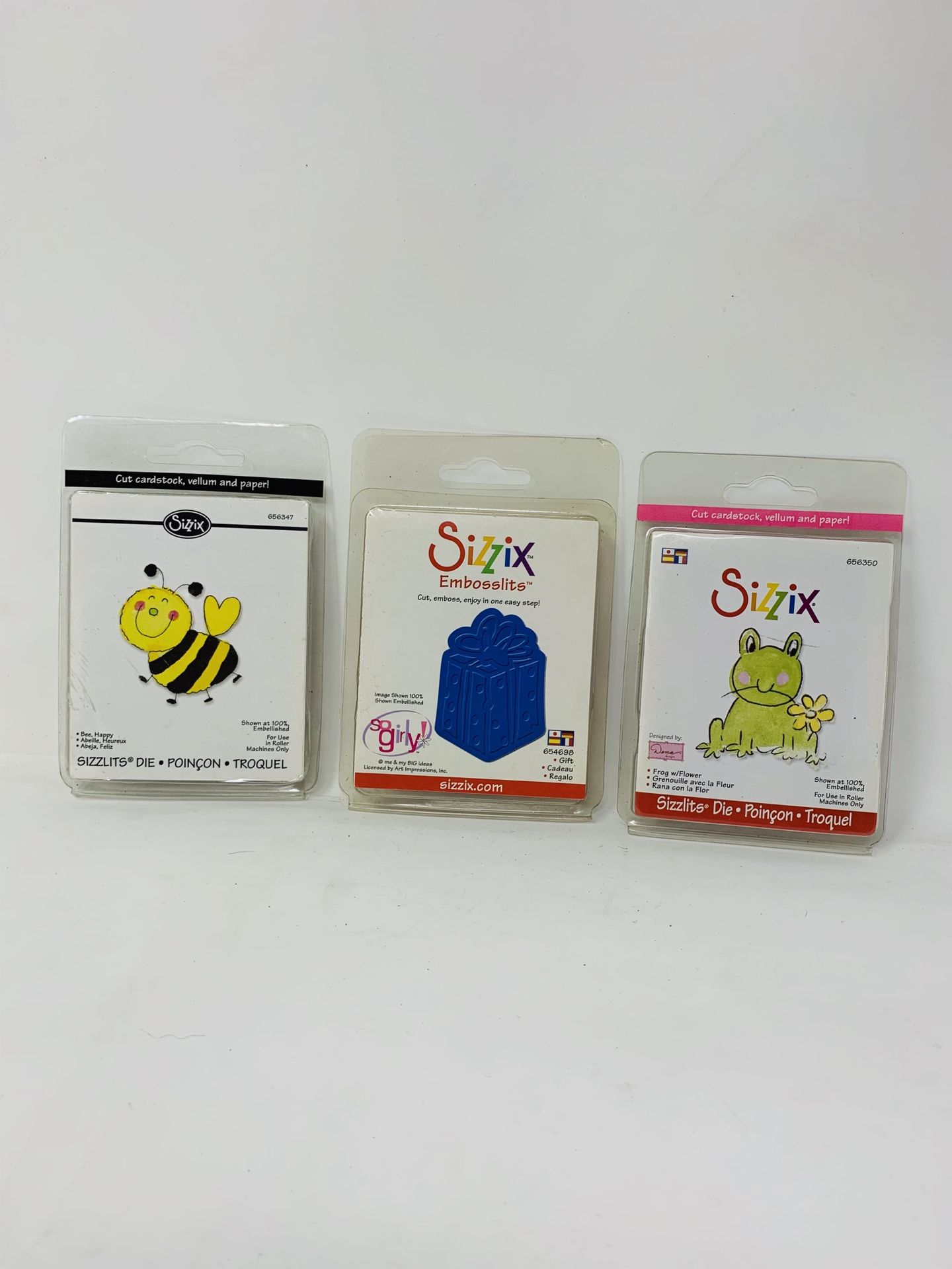 Set of 3 sizzix
