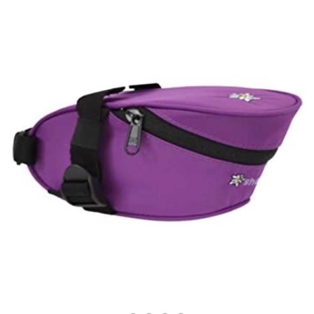 Sherpani purple flower bike seat bag/ messenger bag/ saddle bag