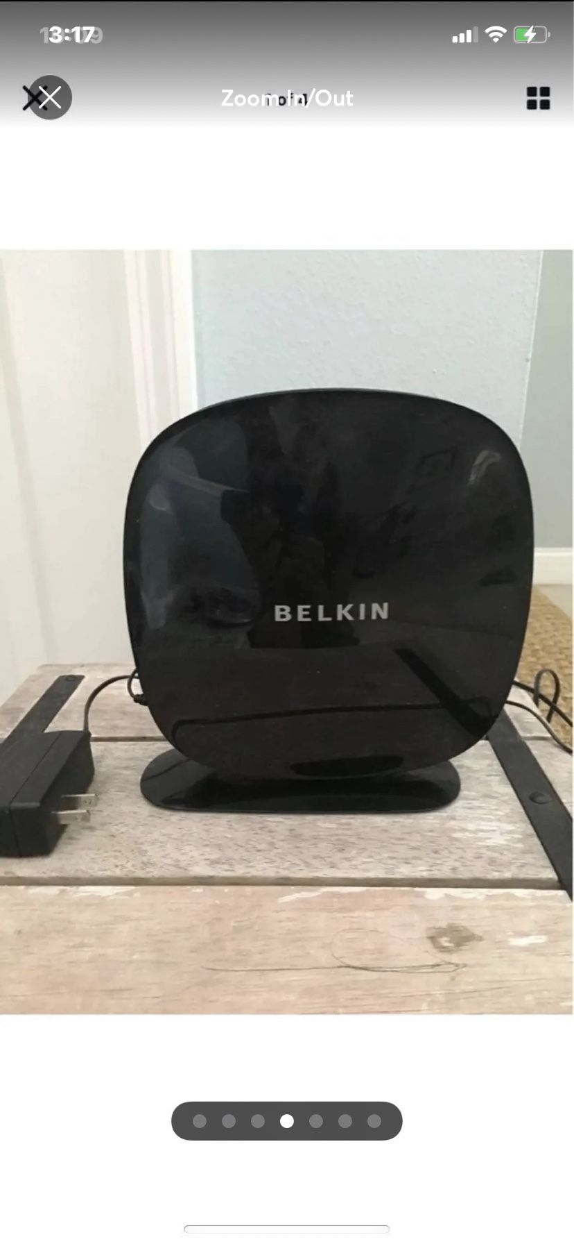 Belkin Model F9K1116v1 AC750 Dual Band AC+ WiFi Router