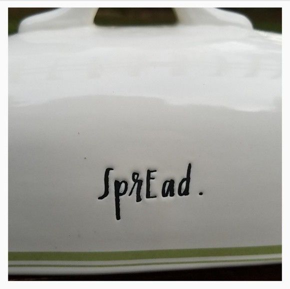 Rae Dunn SPREAD. Butter Dish