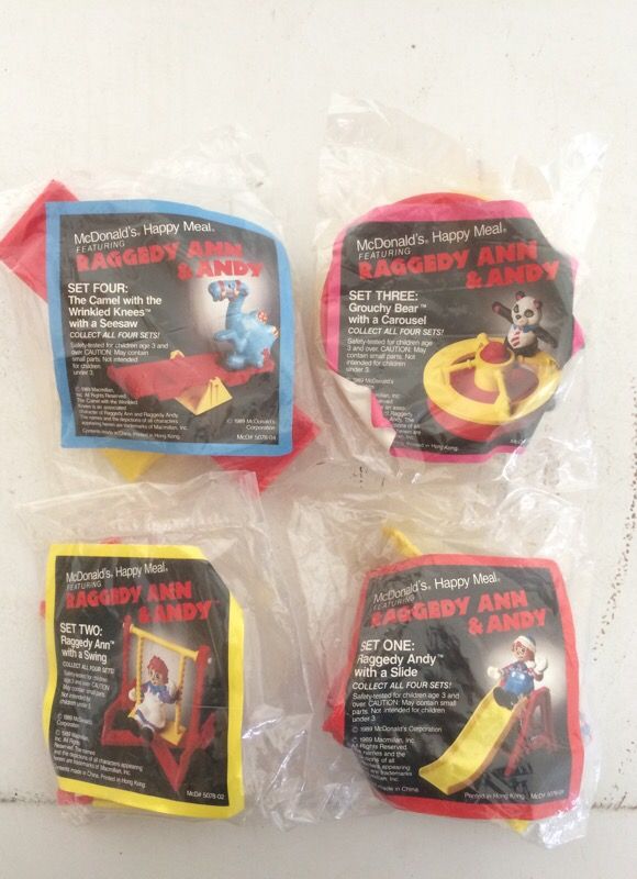 Complete Set Of McDonald’s Raggedy Ann & Andy
