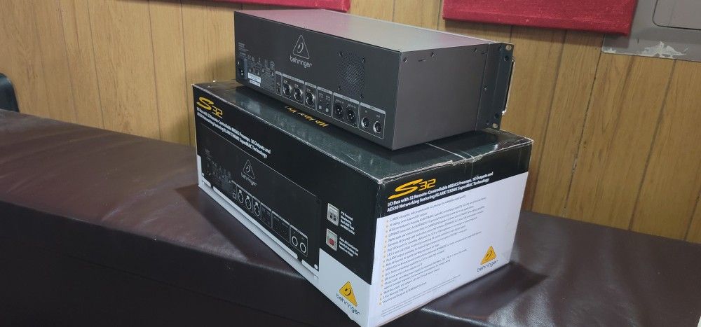 Behringer X32 40-channel Digital Mixer and Behringer S32 32 x 16 Digital Stage Box