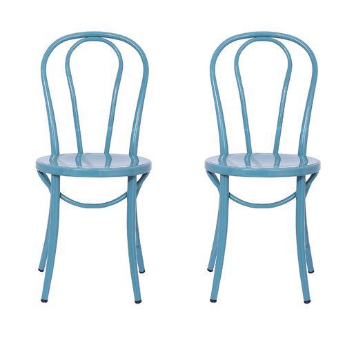 Ellie Metal Bistro Chairs Set of 2