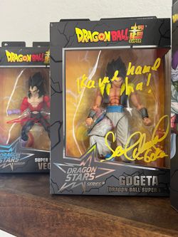 Autographed  Dragon Ball Z Action Figures $50.00 Each Thumbnail