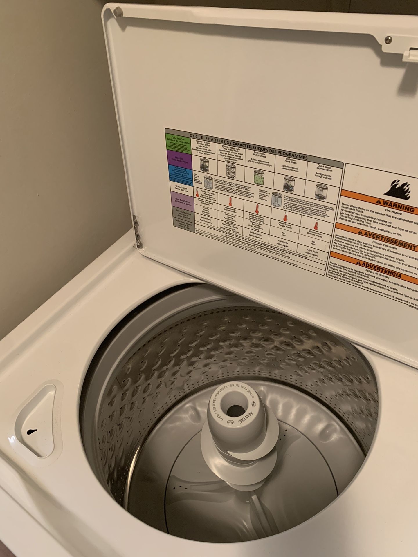 Maytag Large Capacity Top Load Washer