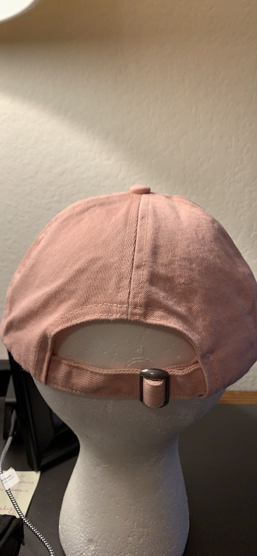Pink rose adjustable ball cap - David & Young