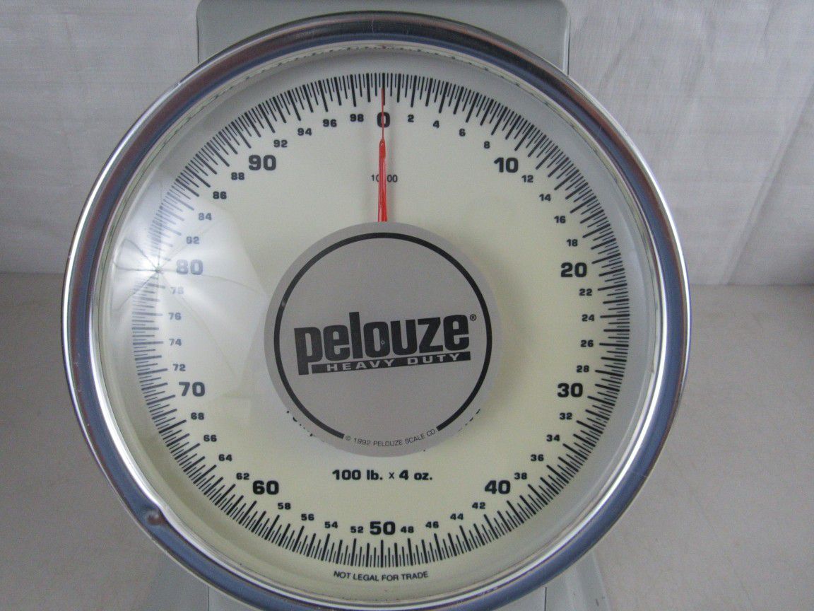 Pelouze Heavy Duty Platform Receiving Scale-100lb. x 4oz Model 10100

