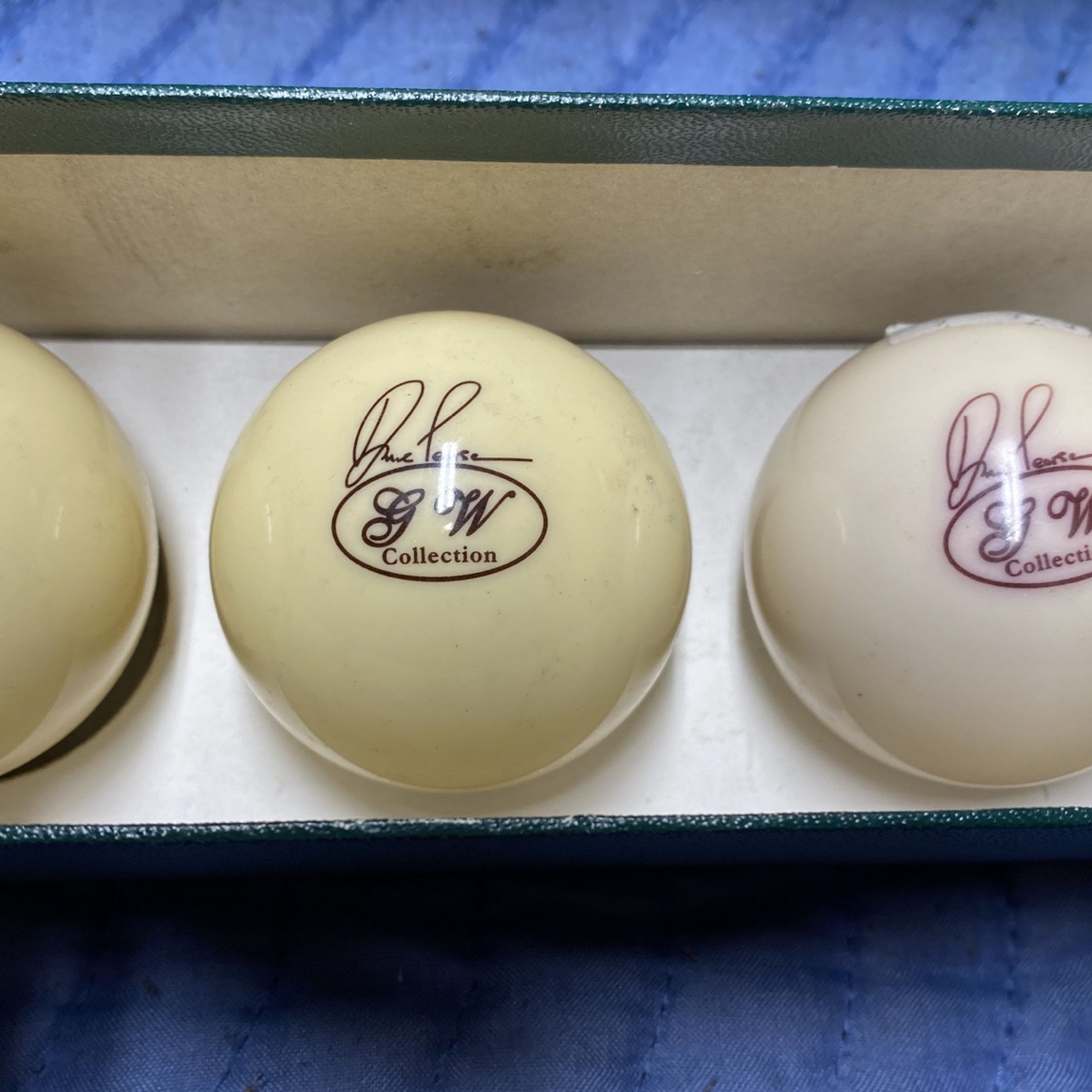 Lot Of 3 Dave Pears G W collection $23 White Ball Pool Table Billiards 