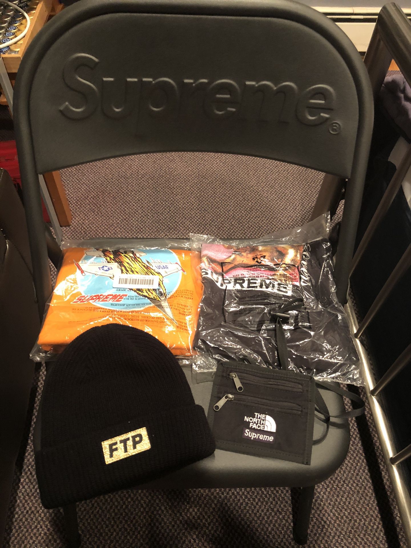 Supreme tees and accessories