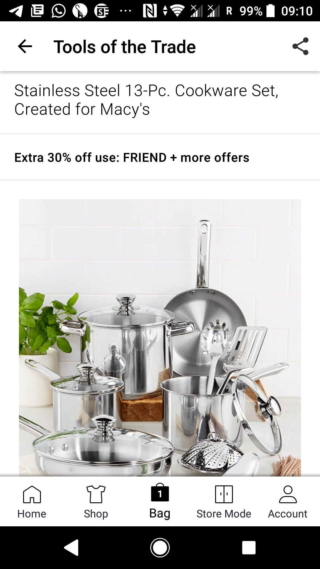 Tools of trand cookware sets